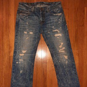 Cult Of Inviduality Jeans!!! No-hole tears, backed with patches!!! 32x34